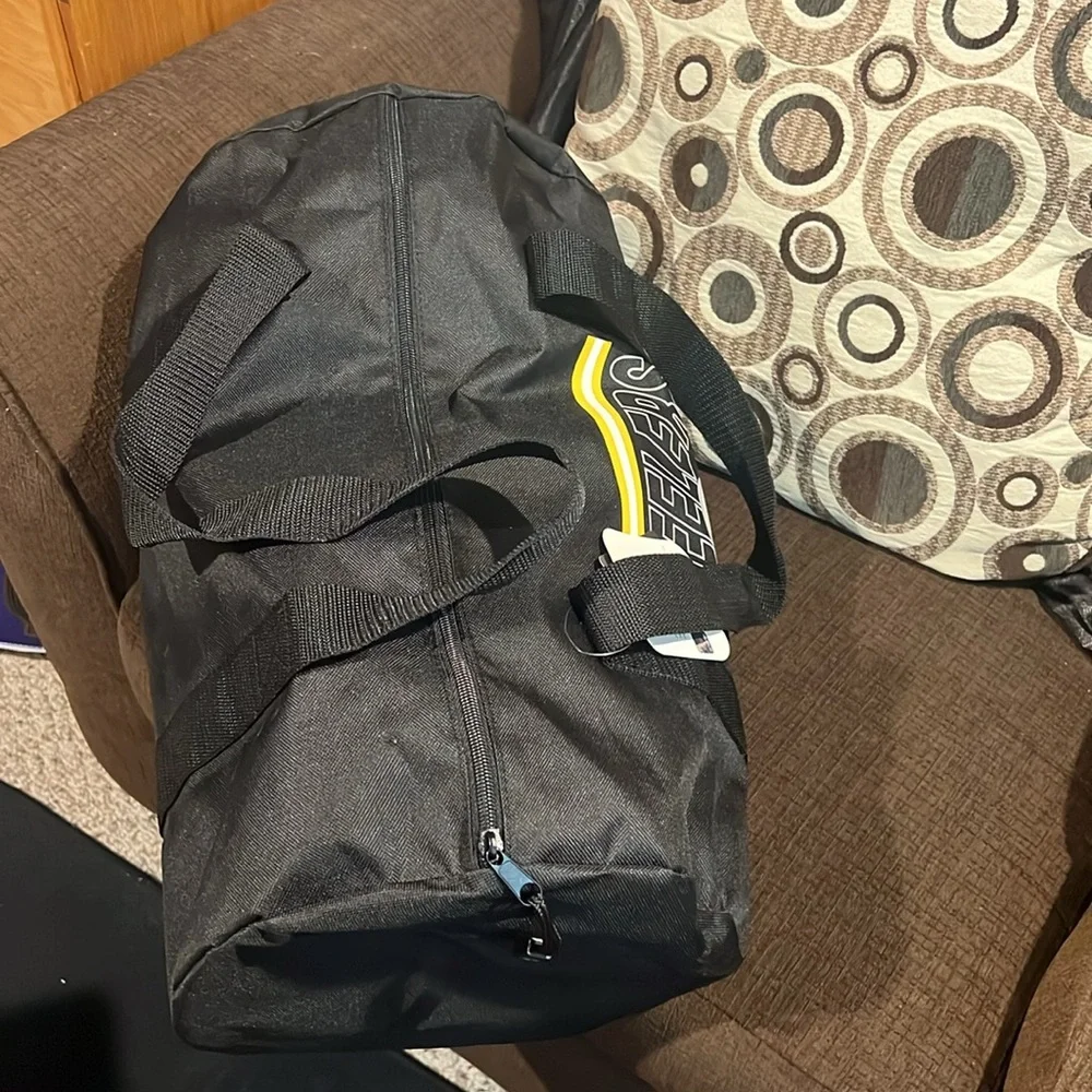 Pittsburgh Steelers Black Duffel Bag